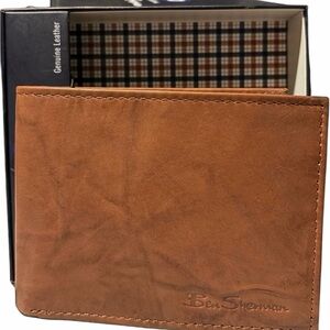 Ben Sherman Tan Leather Card Holder
